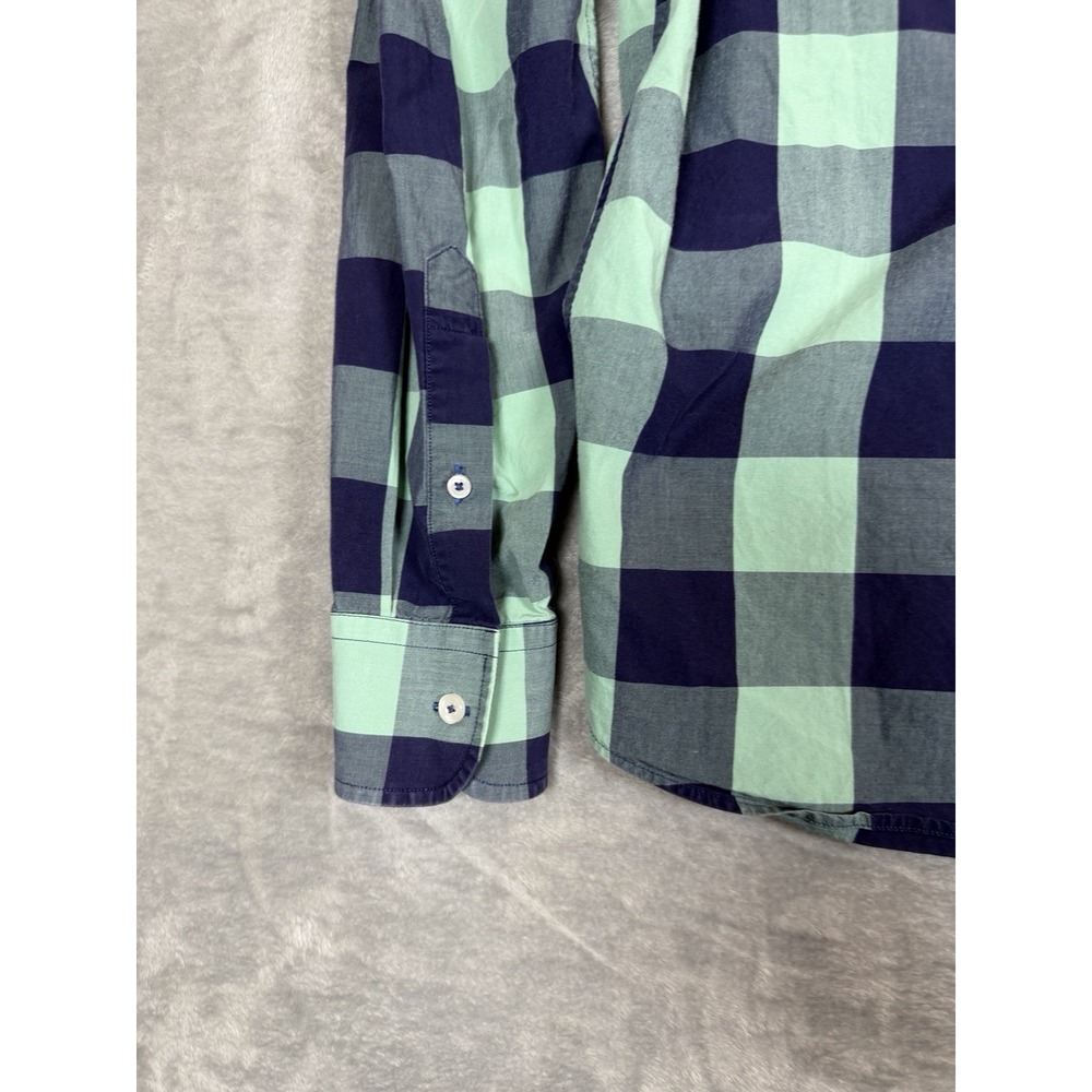 UNTUCKit Shirt Mens XL Green Blue Buffalo Check Plaid 100% Cotton Button Up - Picture 11 of 11